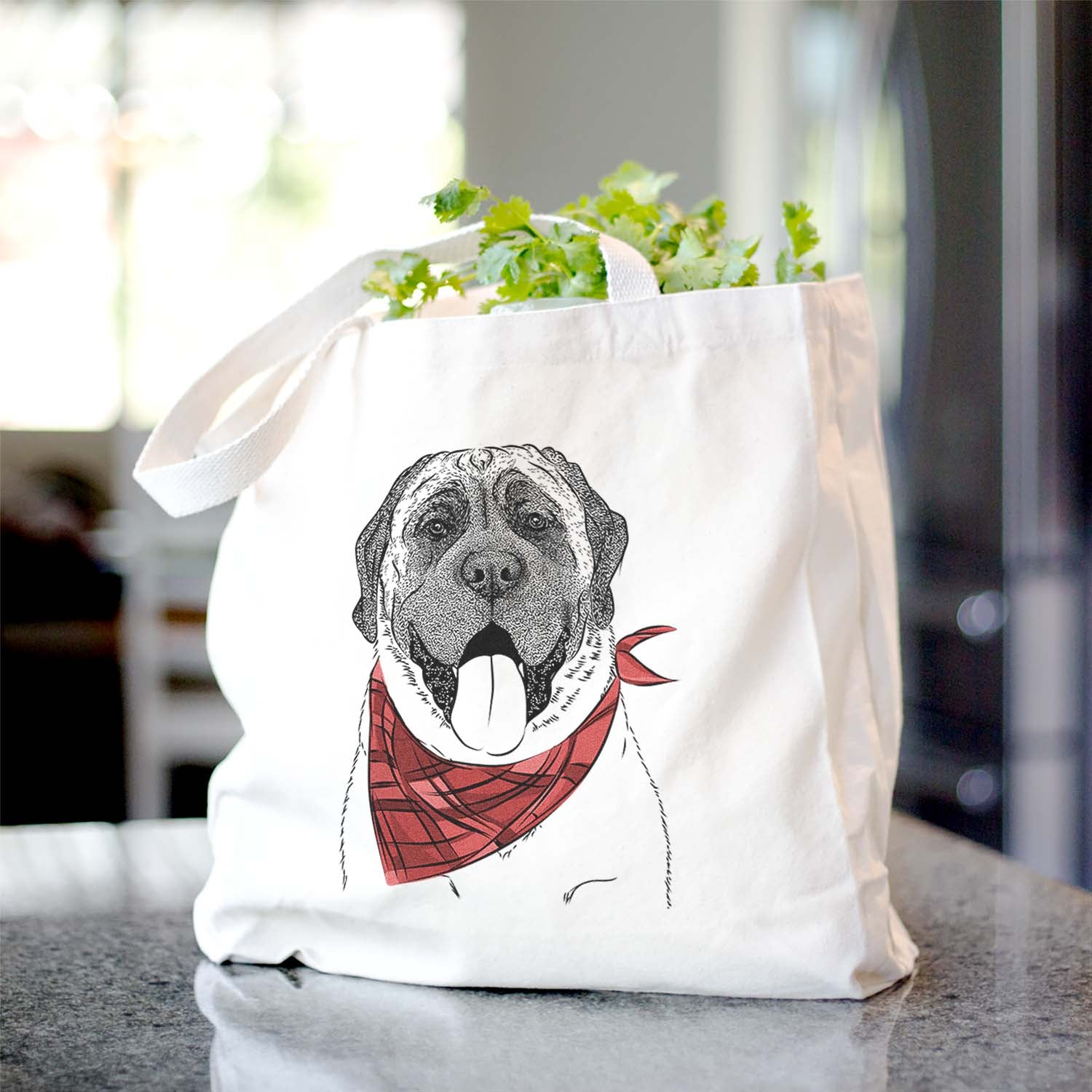 Remmie the English Mastiff - Tote Bag