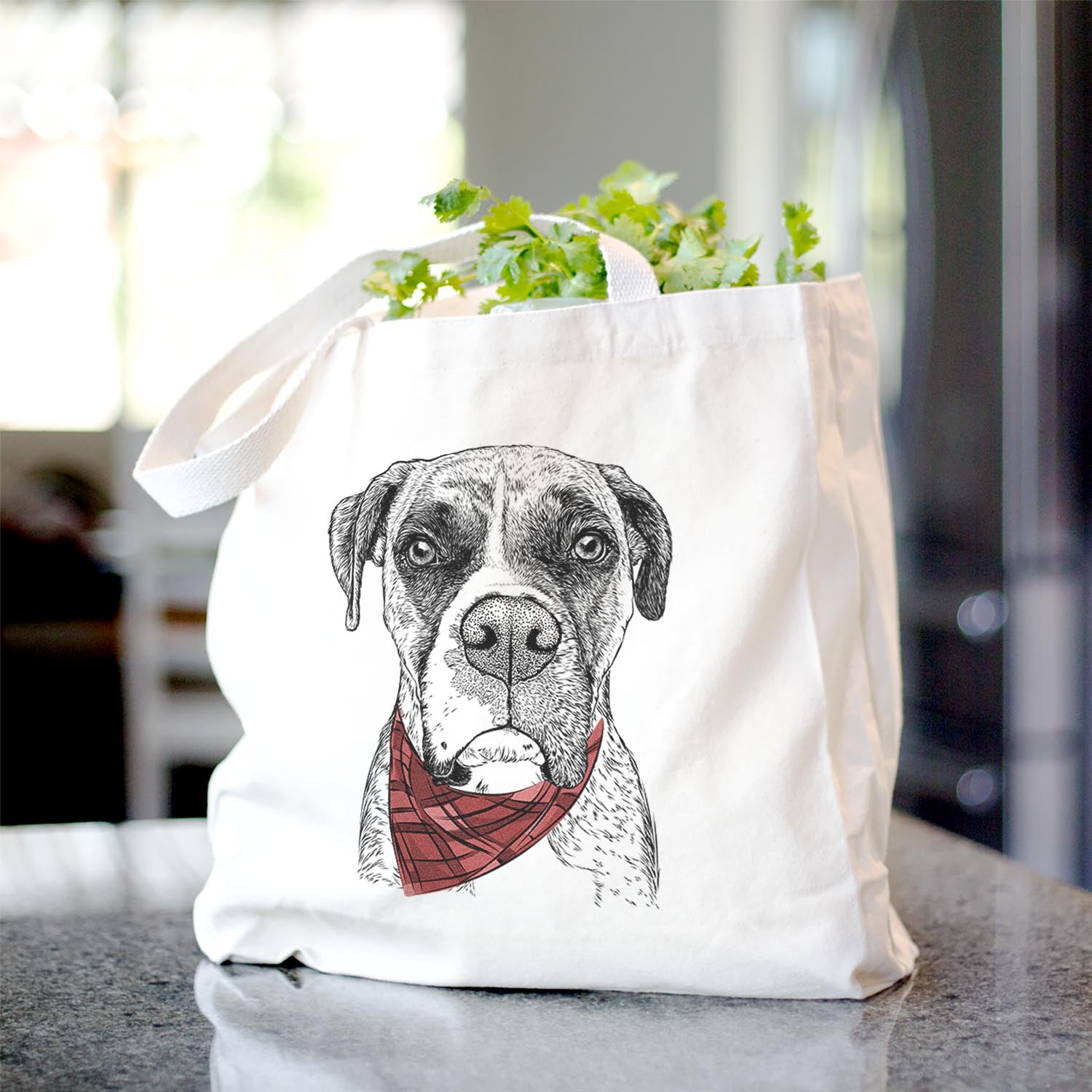 Rowdy Rex the Boxer - Tote Bag