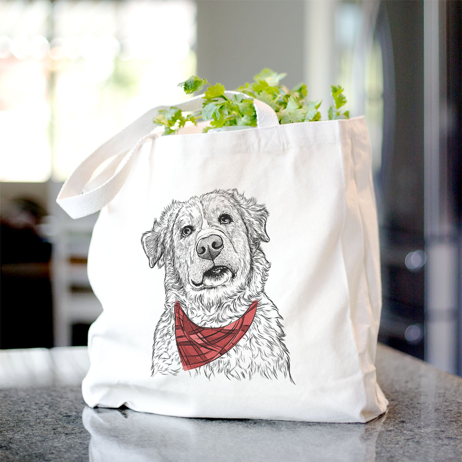 Smokey Jam the Middle Eastern Village Dog - Tote Bag