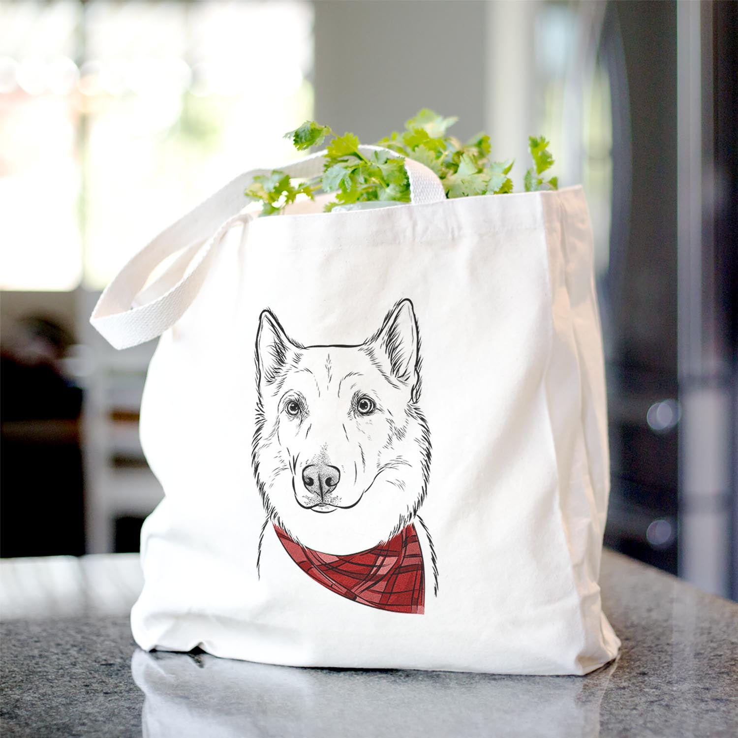 Vox the Siberian Husky - Tote Bag