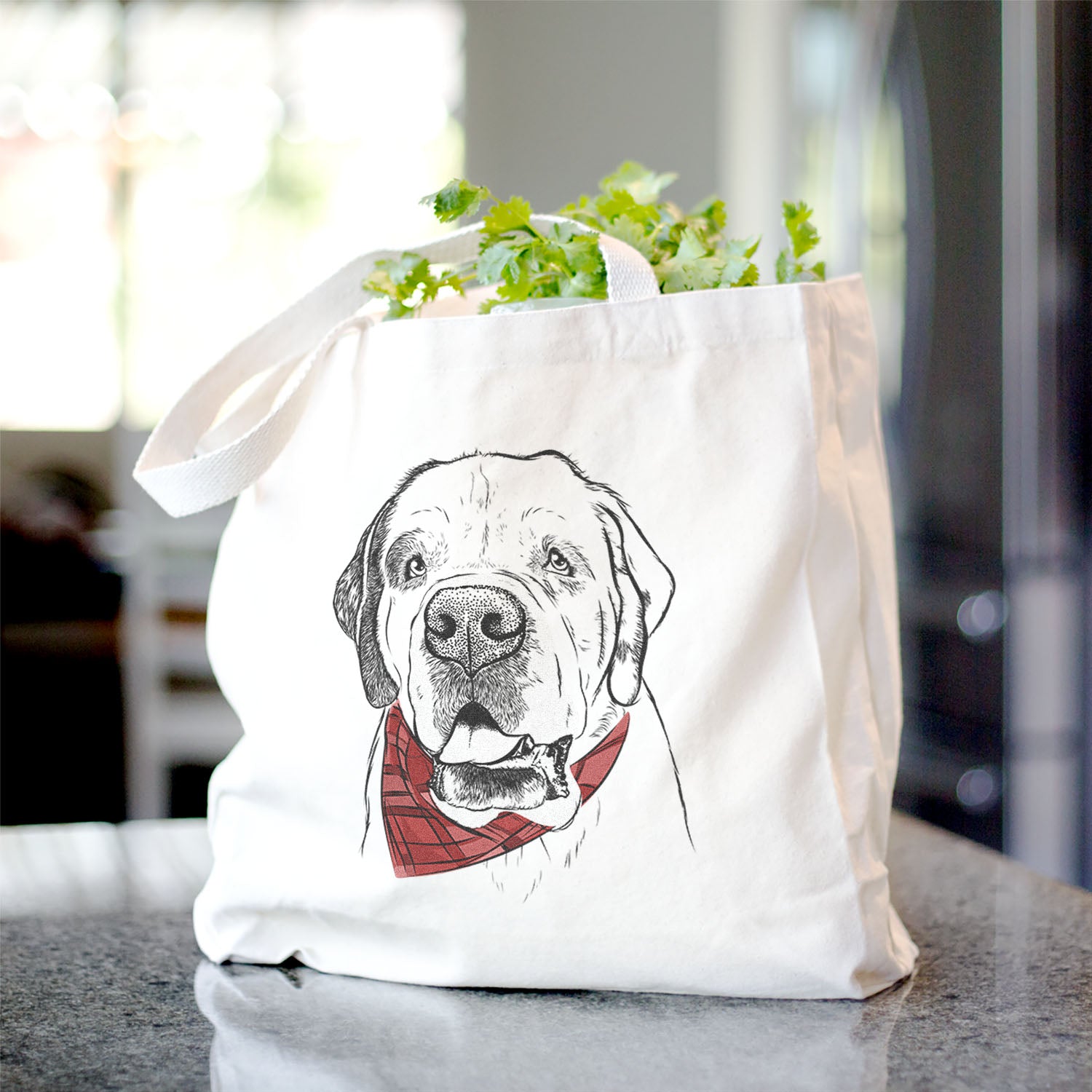 Wendy the Saint Bernard - Tote Bag