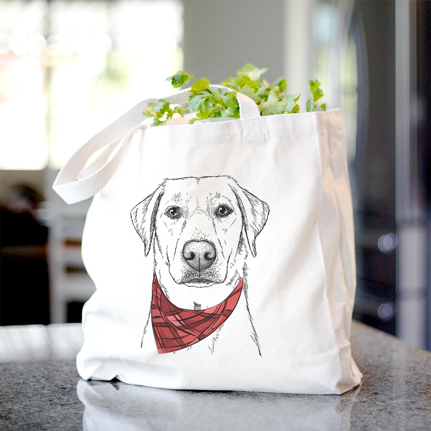 Zoe the Yellow Lab - Tote Bag