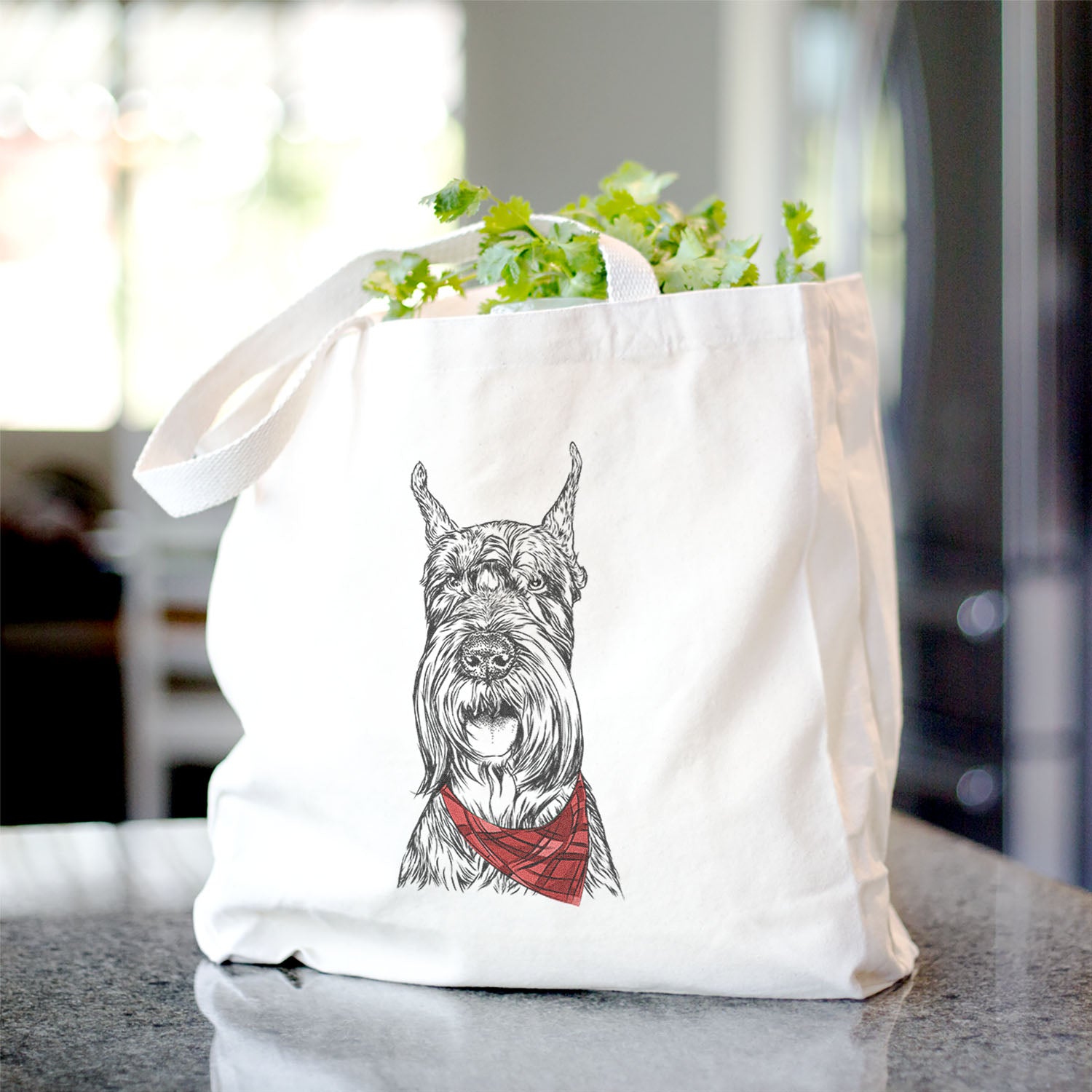 Zuri the Giant Schnauzer - Tote Bag