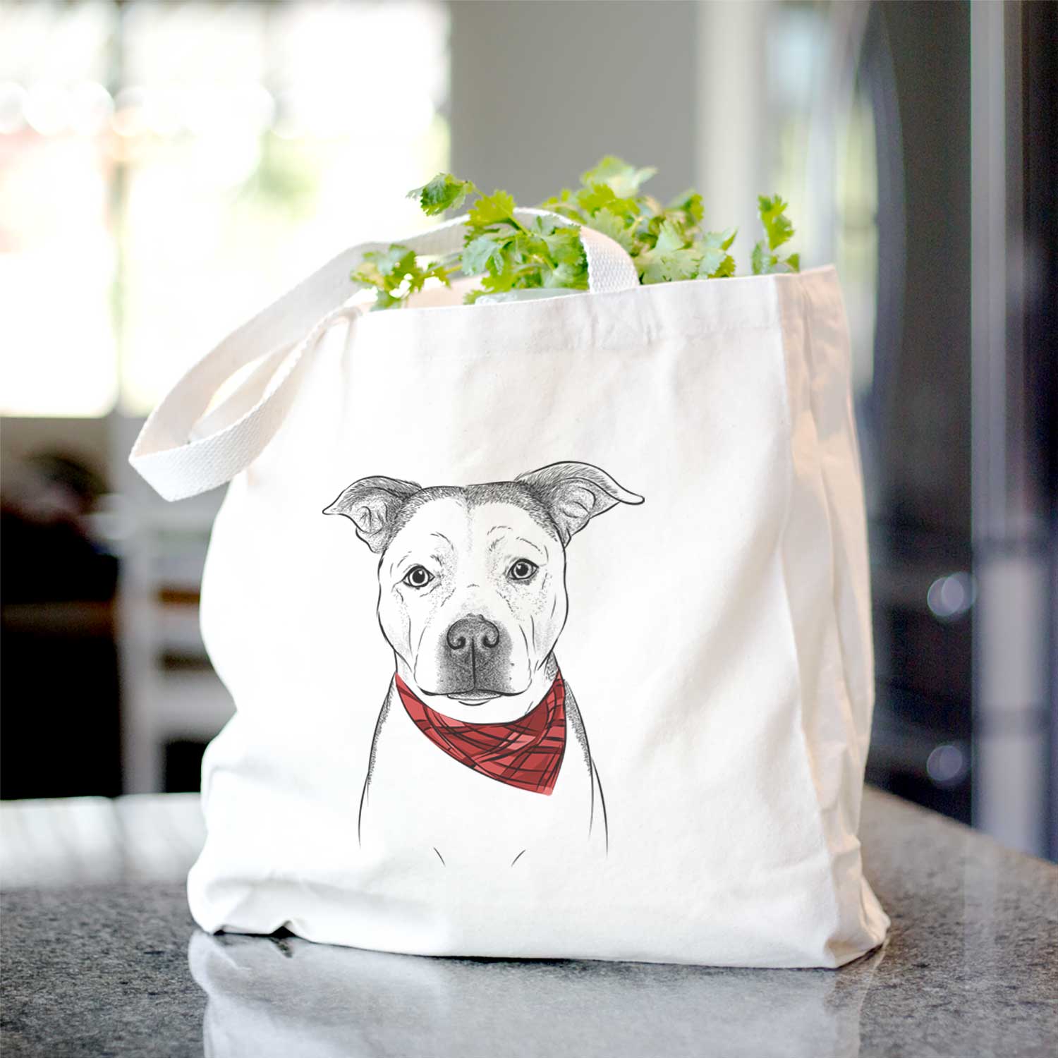 Bailey the Pitbull - Tote Bag