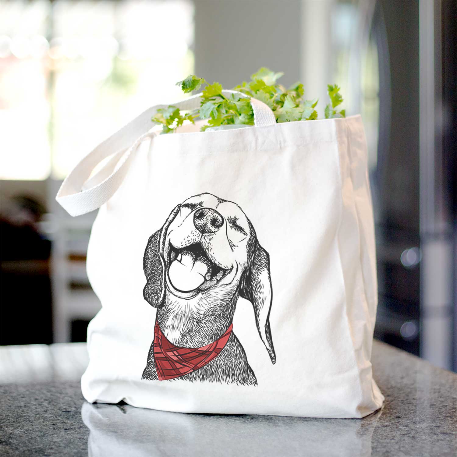 Belle the Hound Mix - Tote Bag