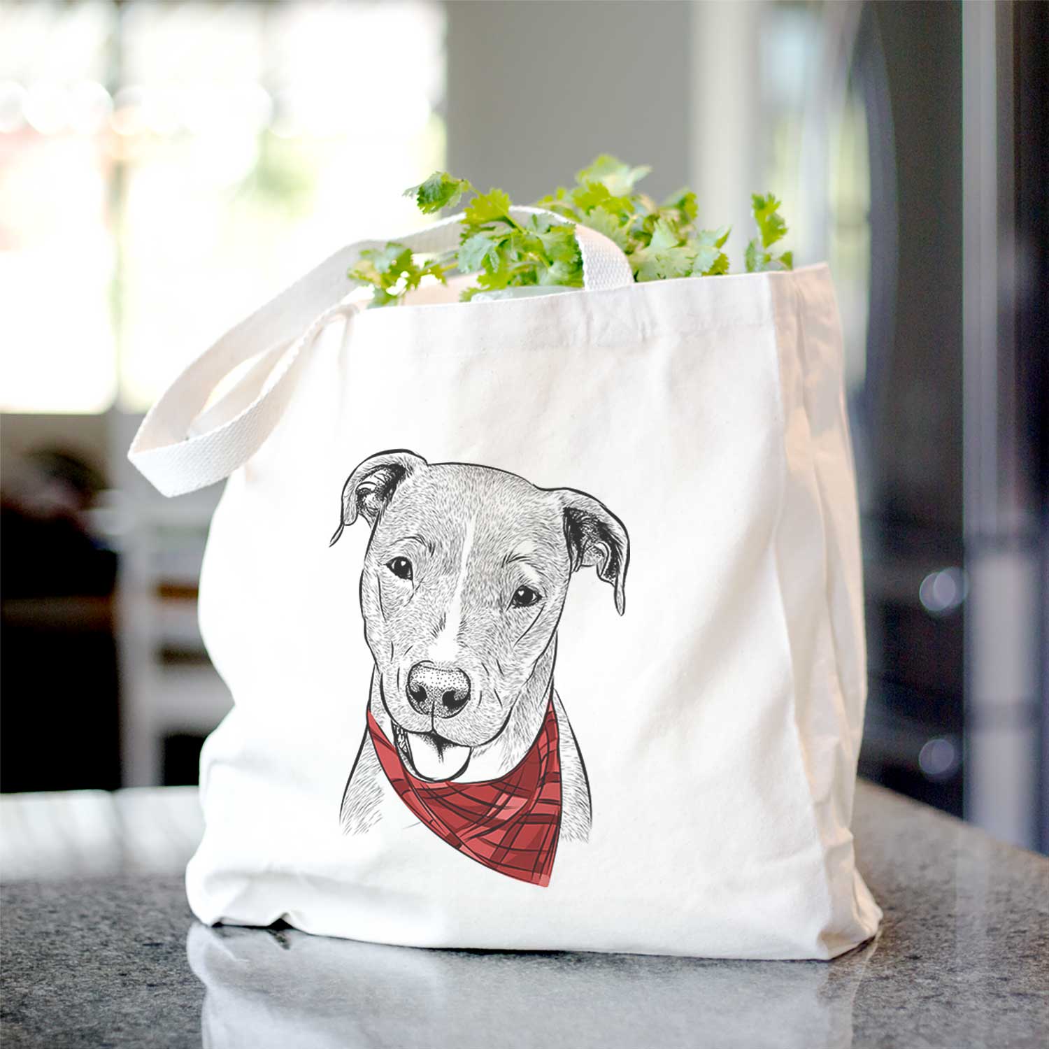 Claiborne the American Staffordshire Terrier - Tote Bag