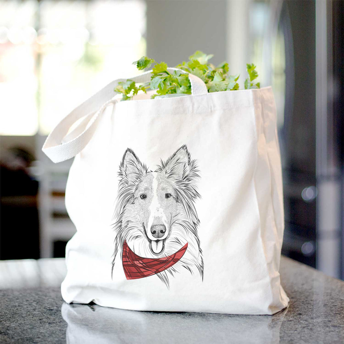 Conrad the Rough Collie - Tote Bag