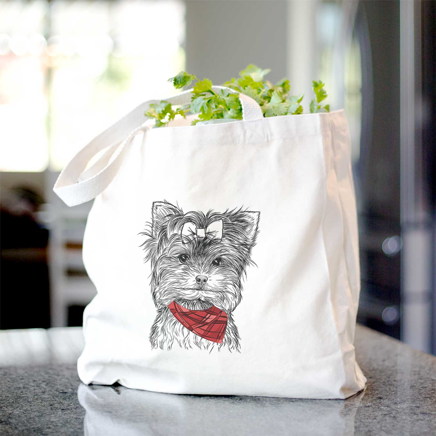 Cricket the Biewer Terrier - Tote Bag
