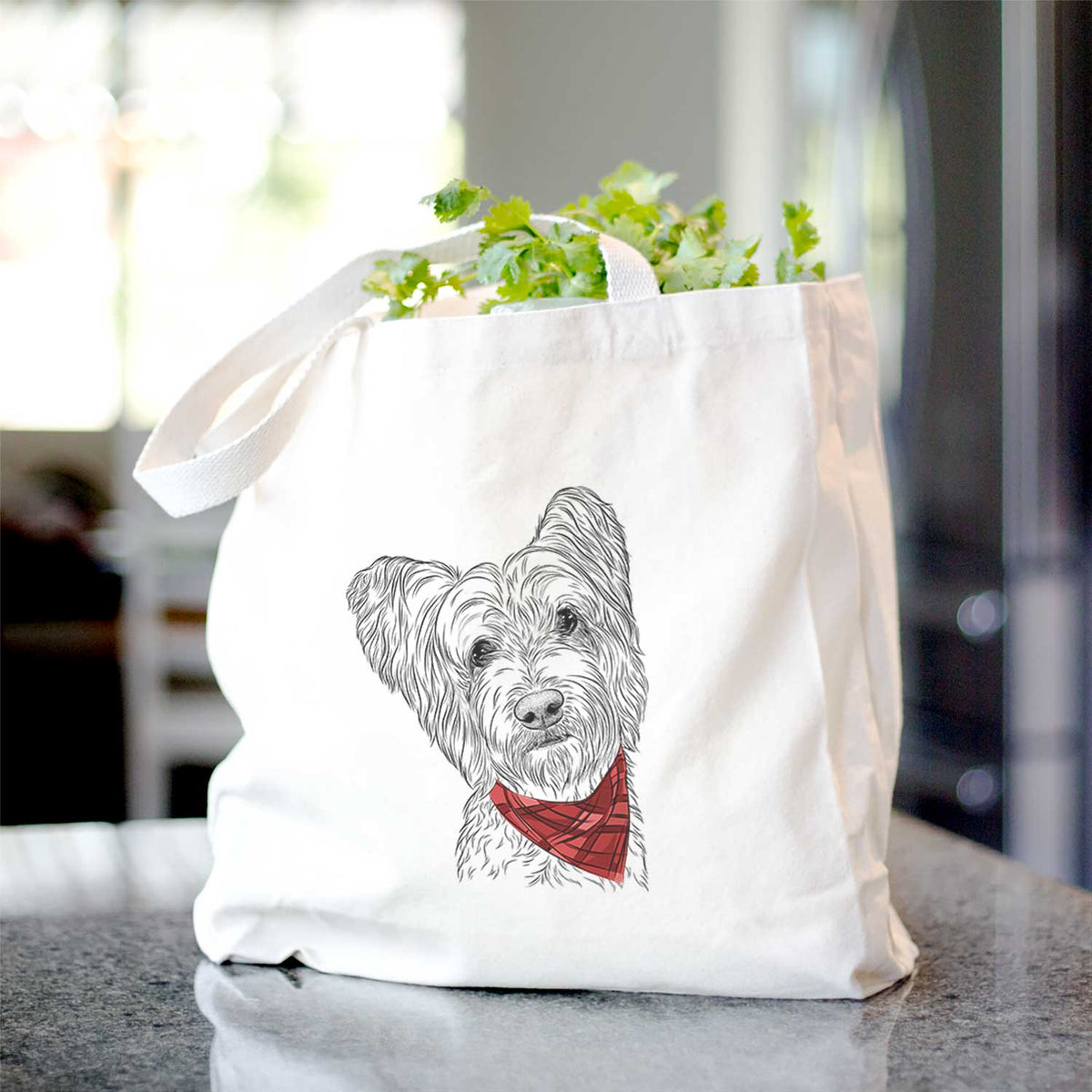 Dexter the Terrier Mix - Tote Bag