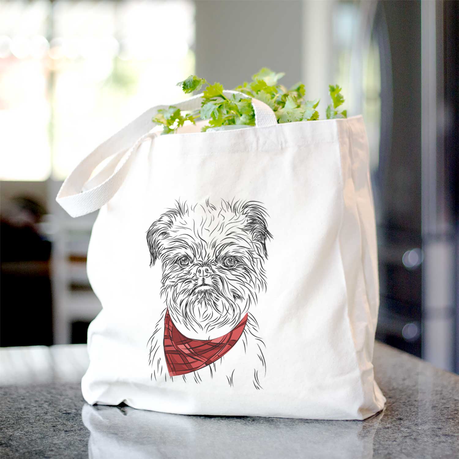 Digby the Brussels Griffon - Tote Bag