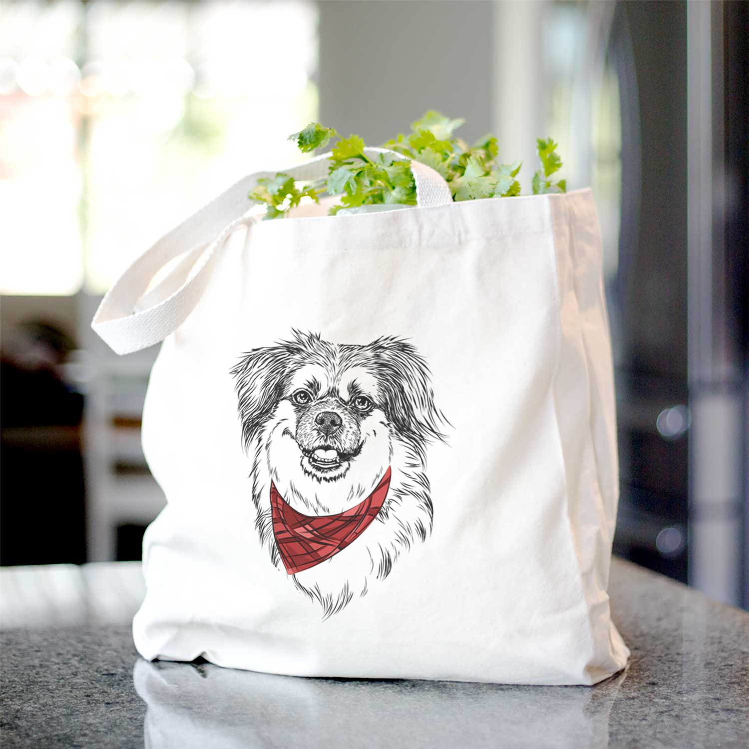 Ed the Tibetan Spaniel - Tote Bag