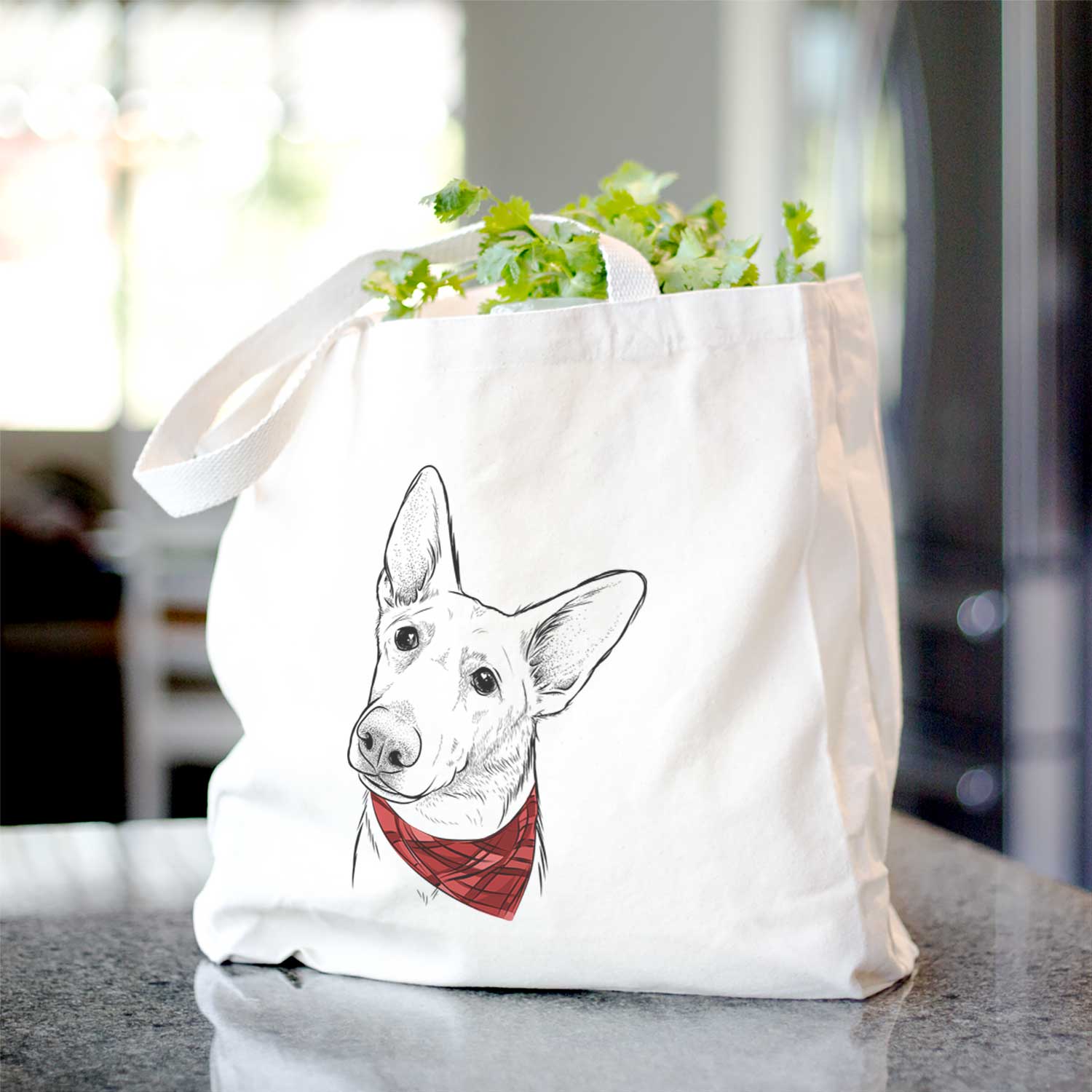 Elsa the German Shepherd - Tote Bag