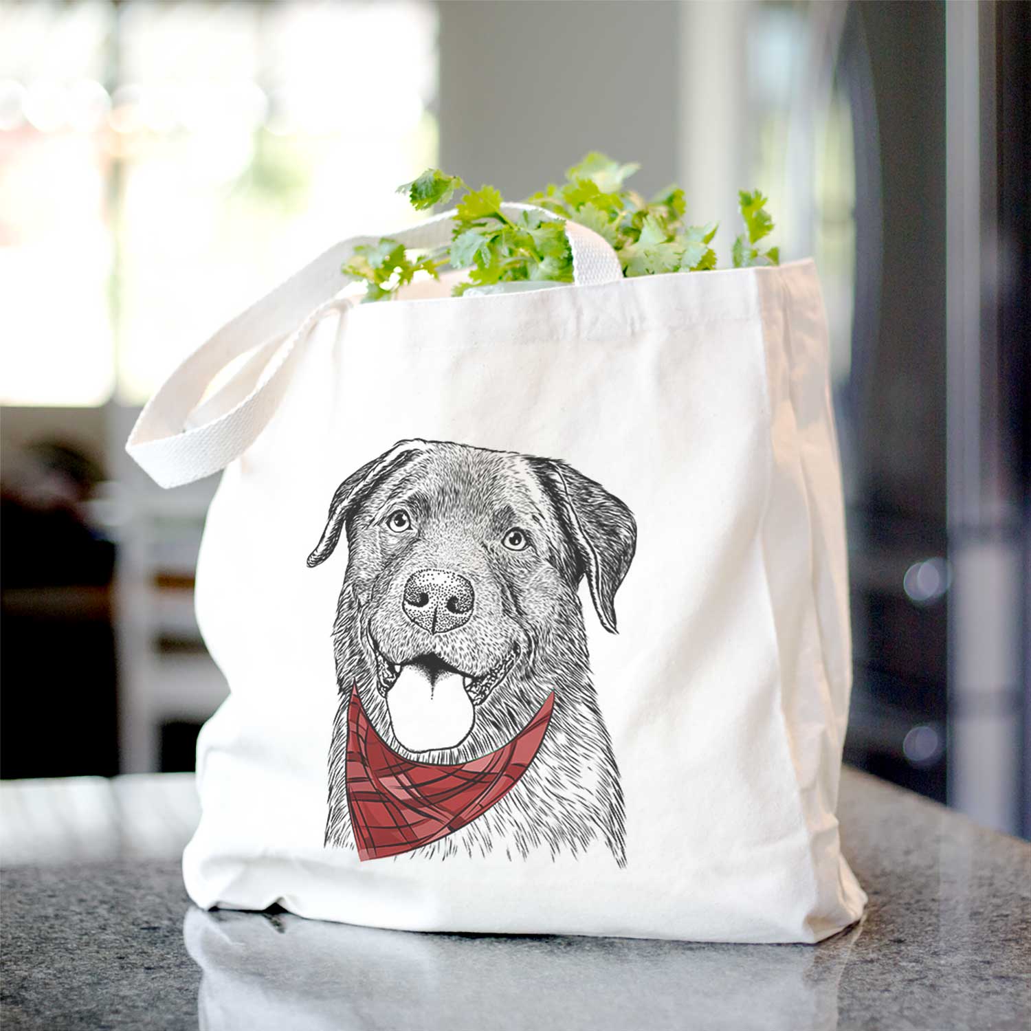 Gonzo the Chocolate Lab - Tote Bag