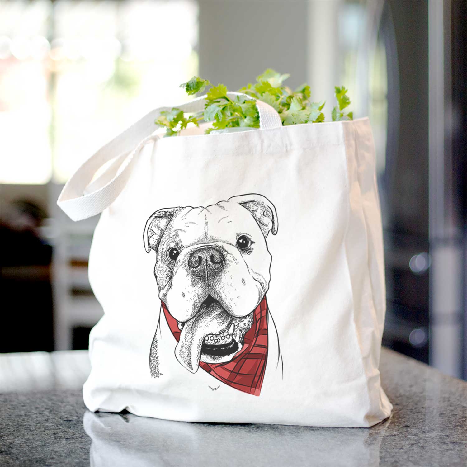 Hank the English Bulldog - Tote Bag