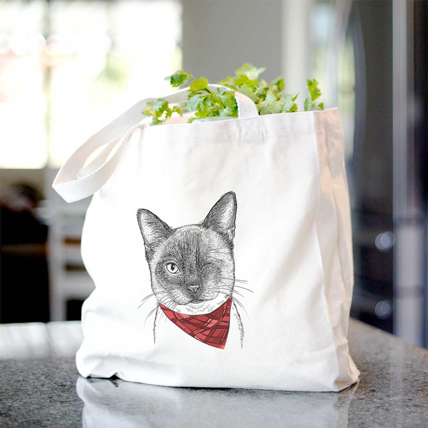 Hoggle the Siamese Cat - Tote Bag