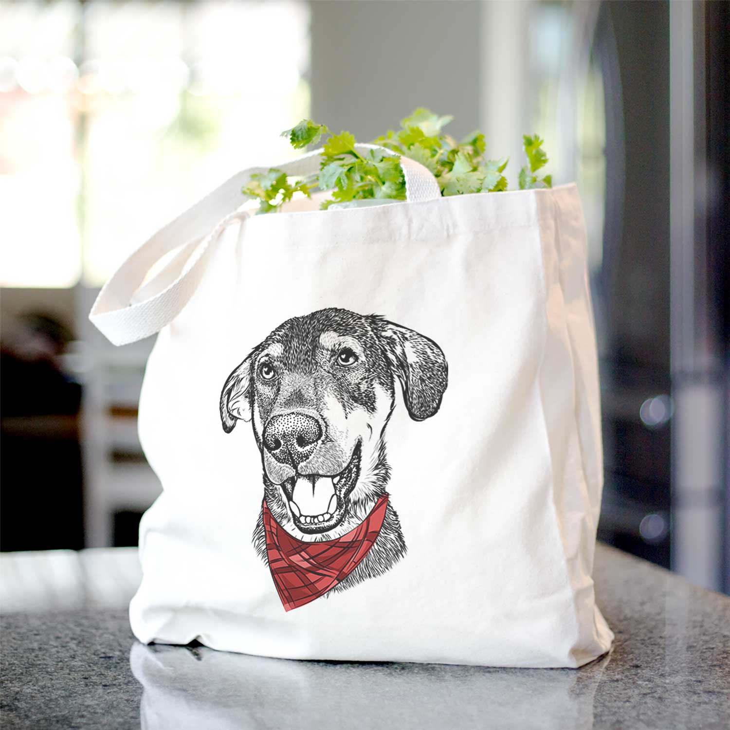 Jet the Mixed Breed - Tote Bag