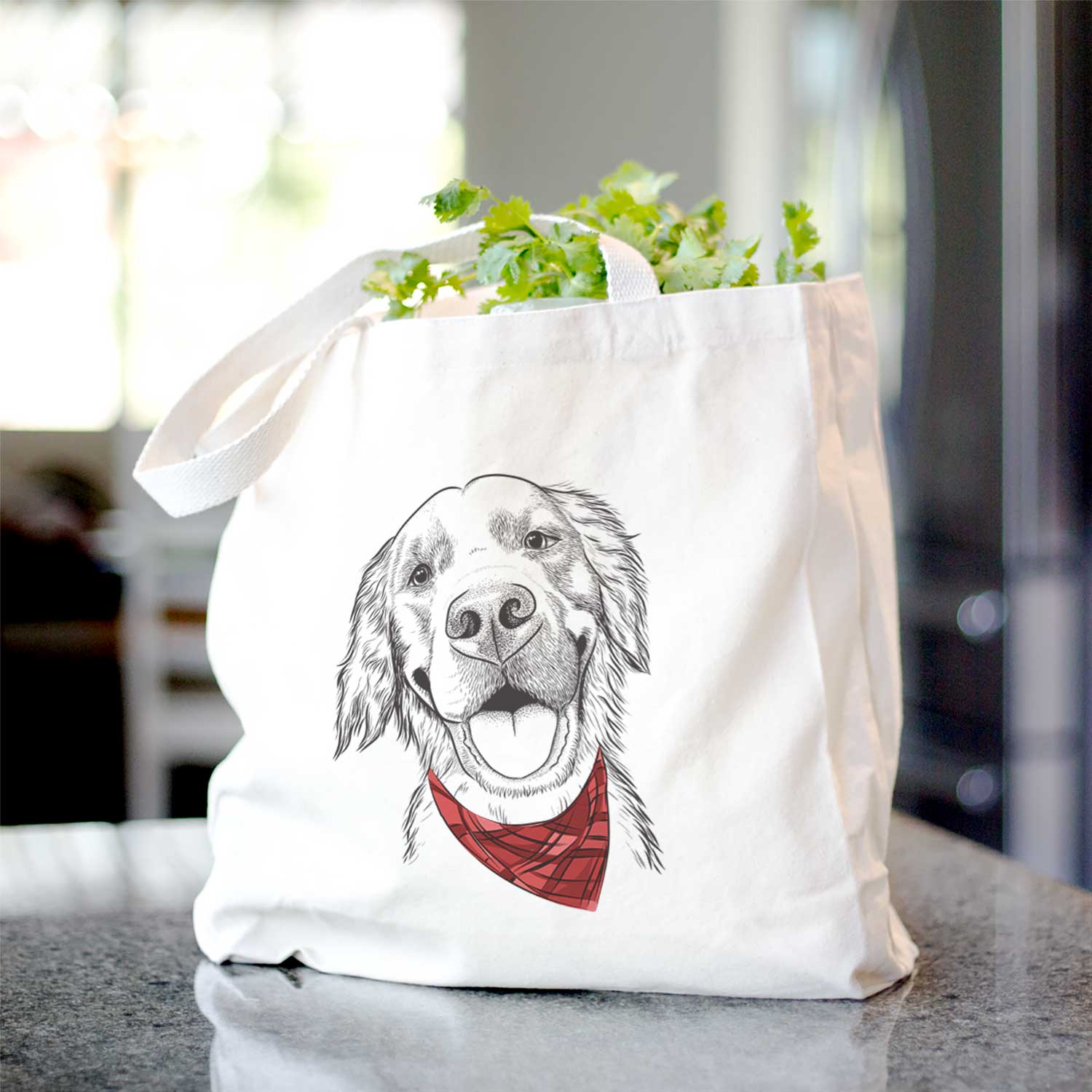 Jordy the Golden Retriever - Tote Bag