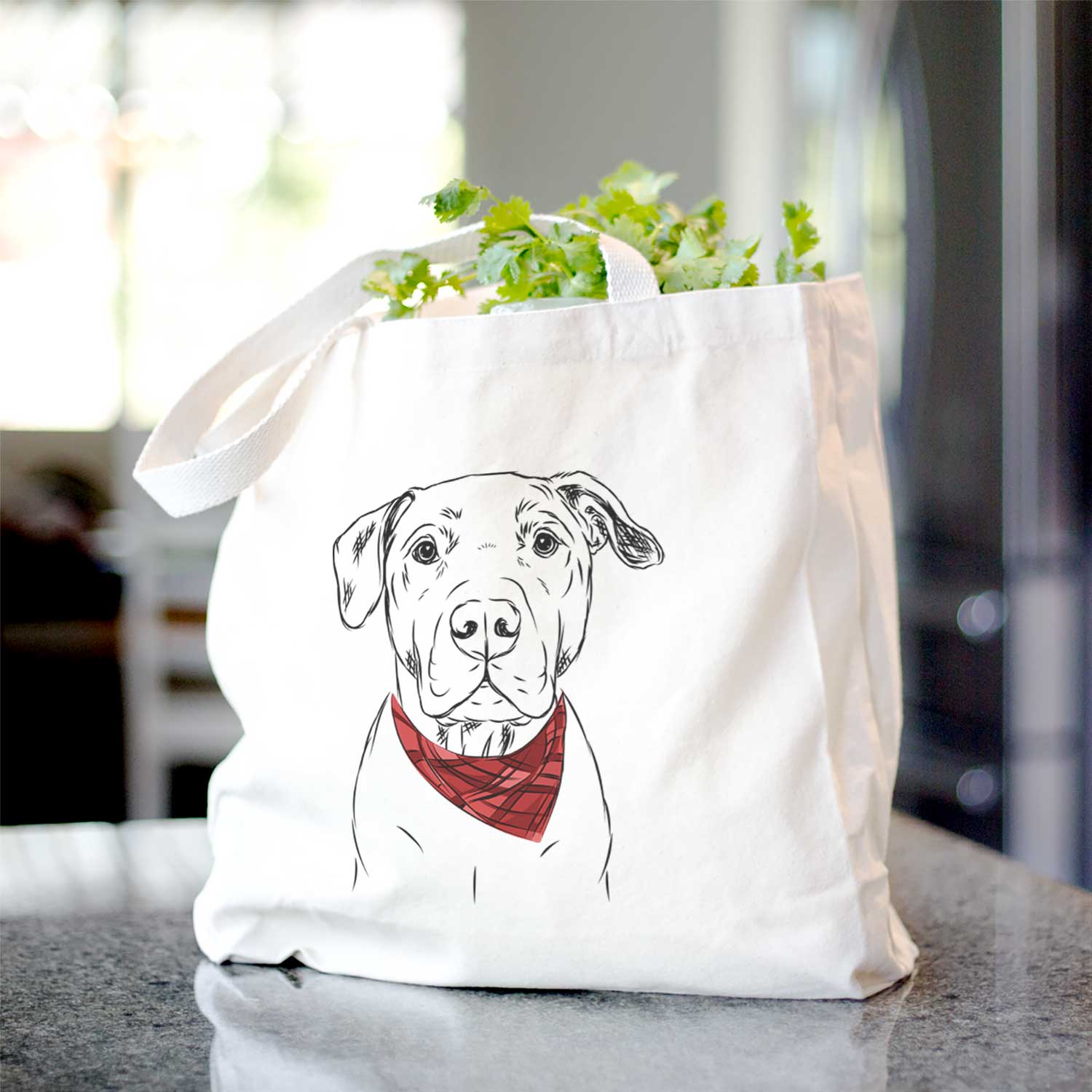 Kadin the Pitbull - Tote Bag