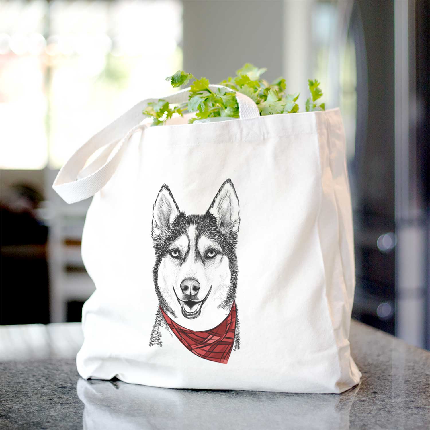 Kira the Siberian Husky - Tote Bag