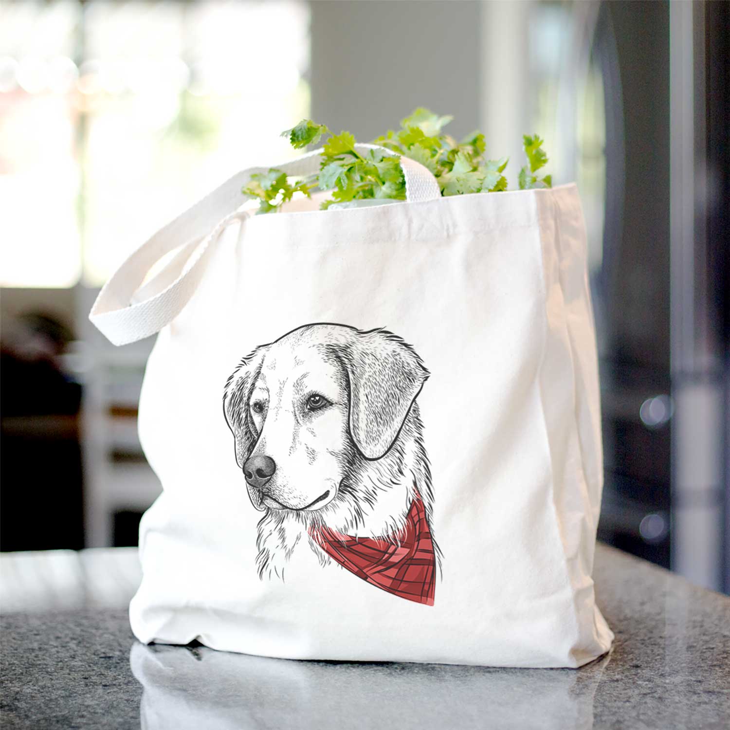 Kula the Golden Retriever - Tote Bag