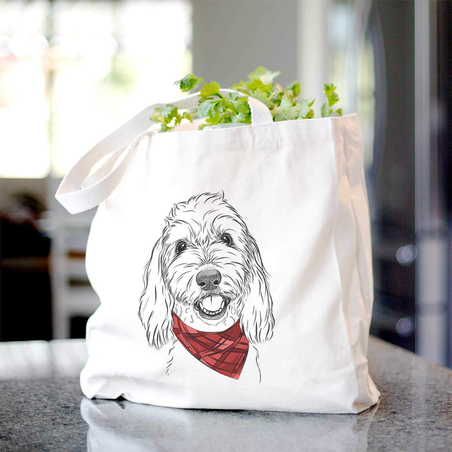 Louie the Coton de Tulear - Tote Bag