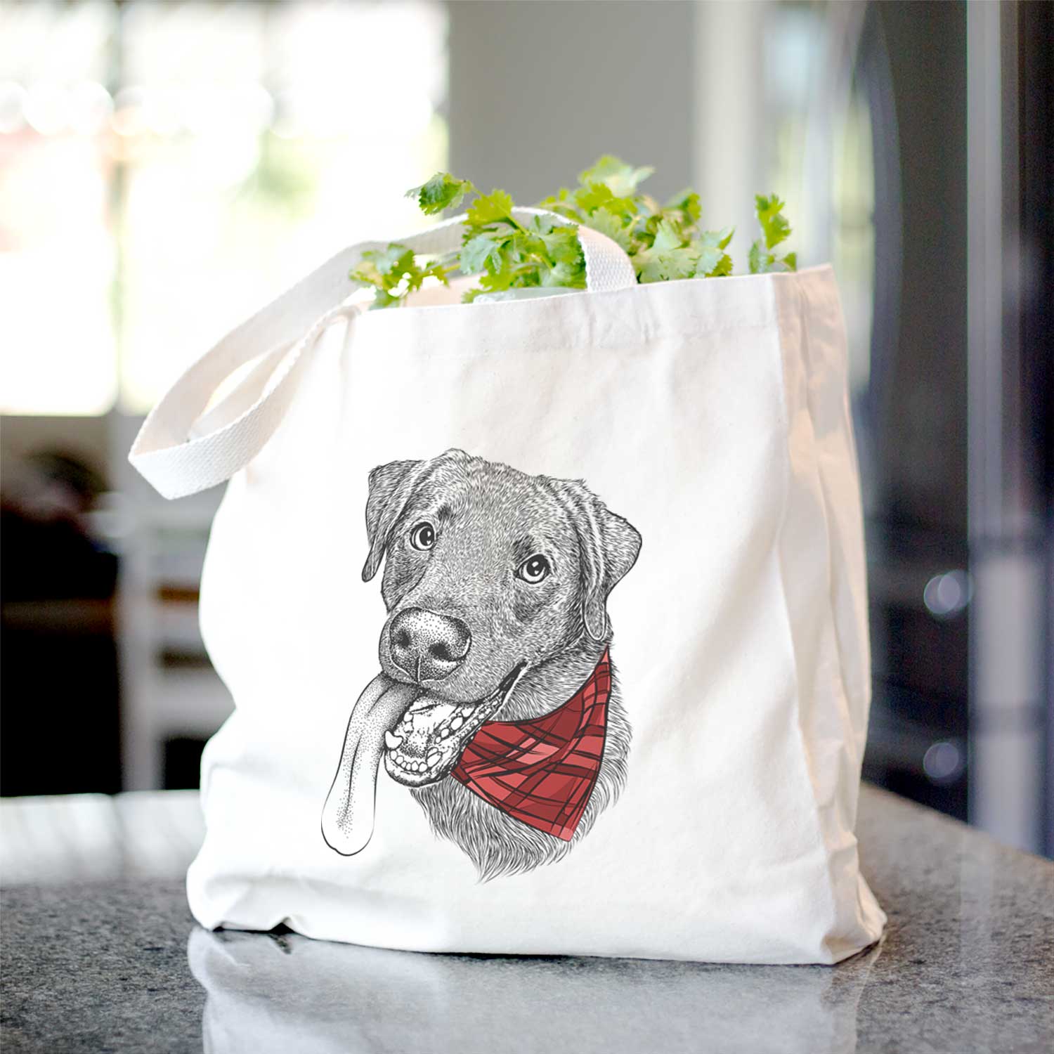 Macaroni the Lab Mix - Tote Bag