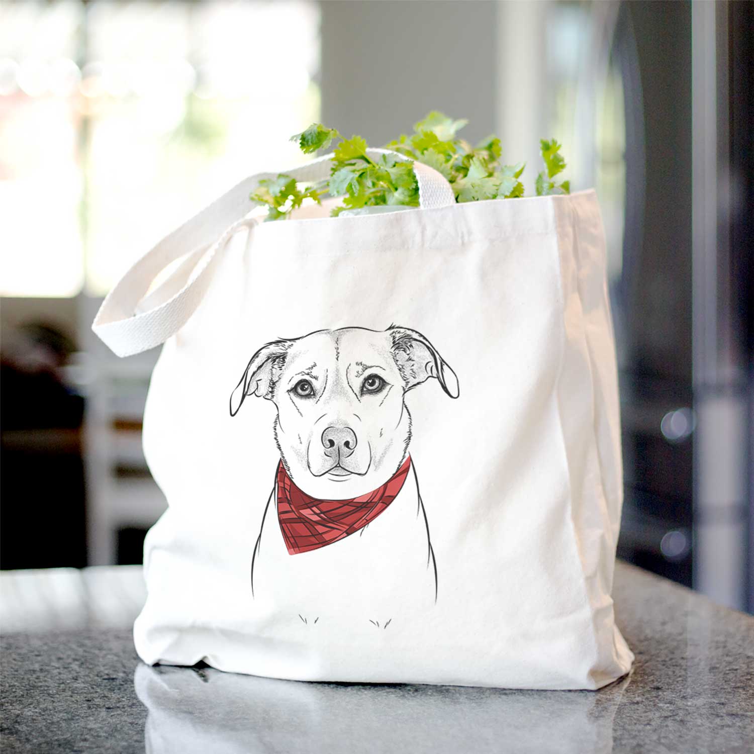 Mica the Labrador Pitbull Mix - Tote Bag