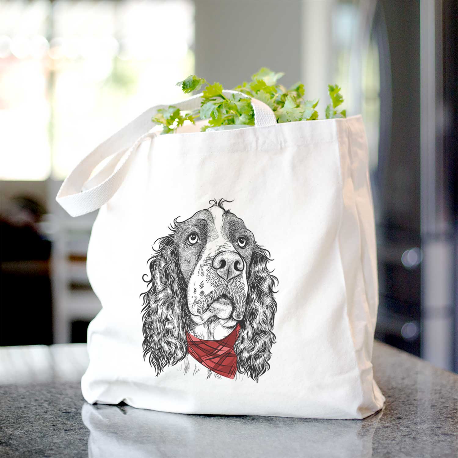 Millie Mae the English Springer Spaniel - Tote Bag