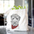 Milton the Soft Coated Wheaten Terrier - Tote Bag