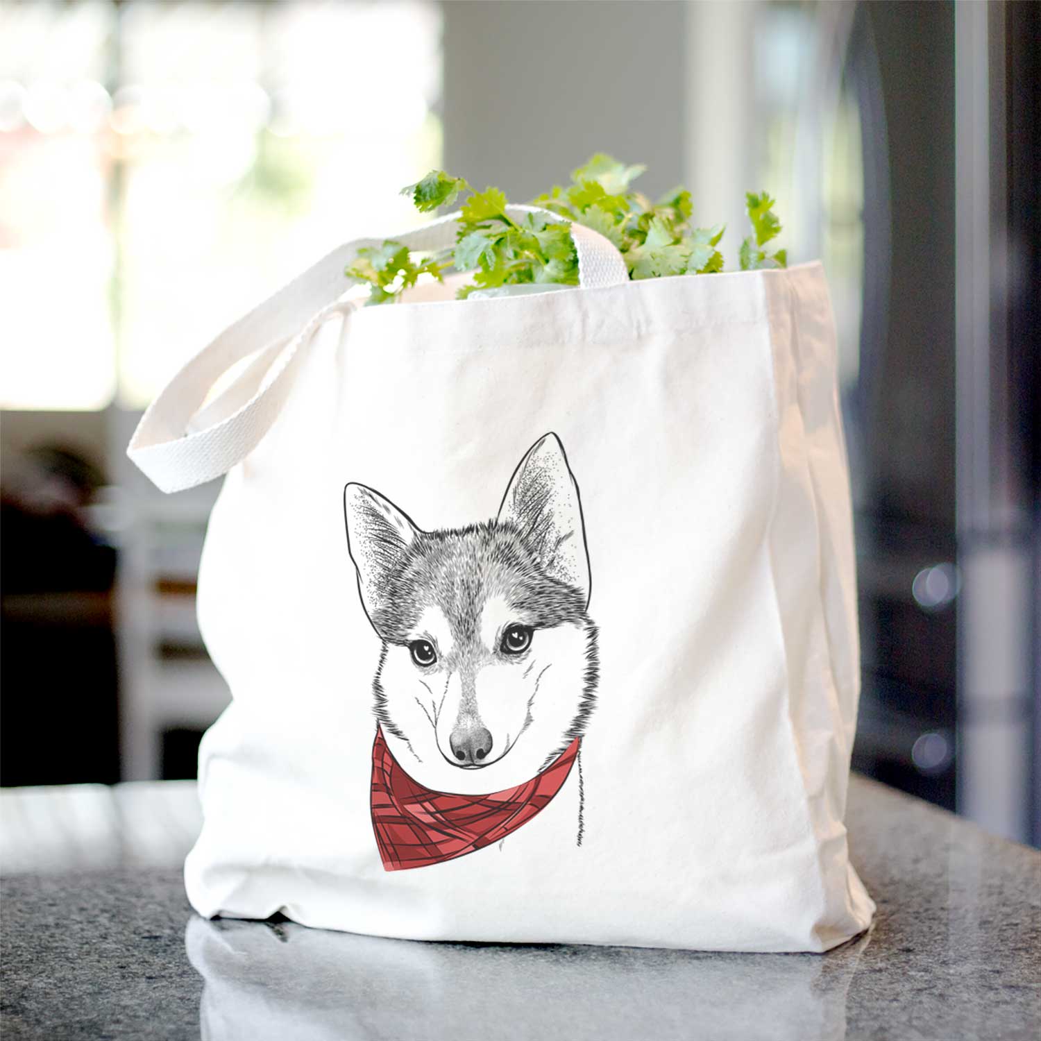 Nami the Alaskan Klee Kai - Tote Bag