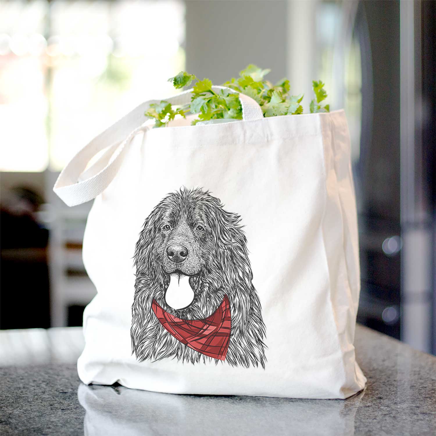 Neptune the Newfoundland - Tote Bag