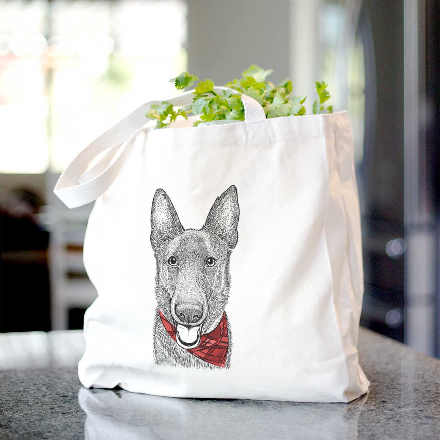 Nyx the German Shepherd - Tote Bag