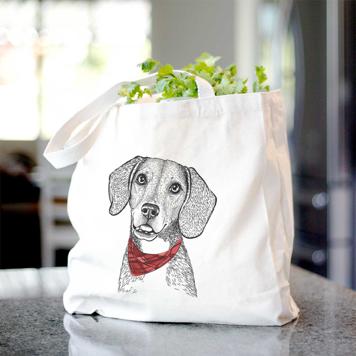 Pig the Beagle Mix - Tote Bag