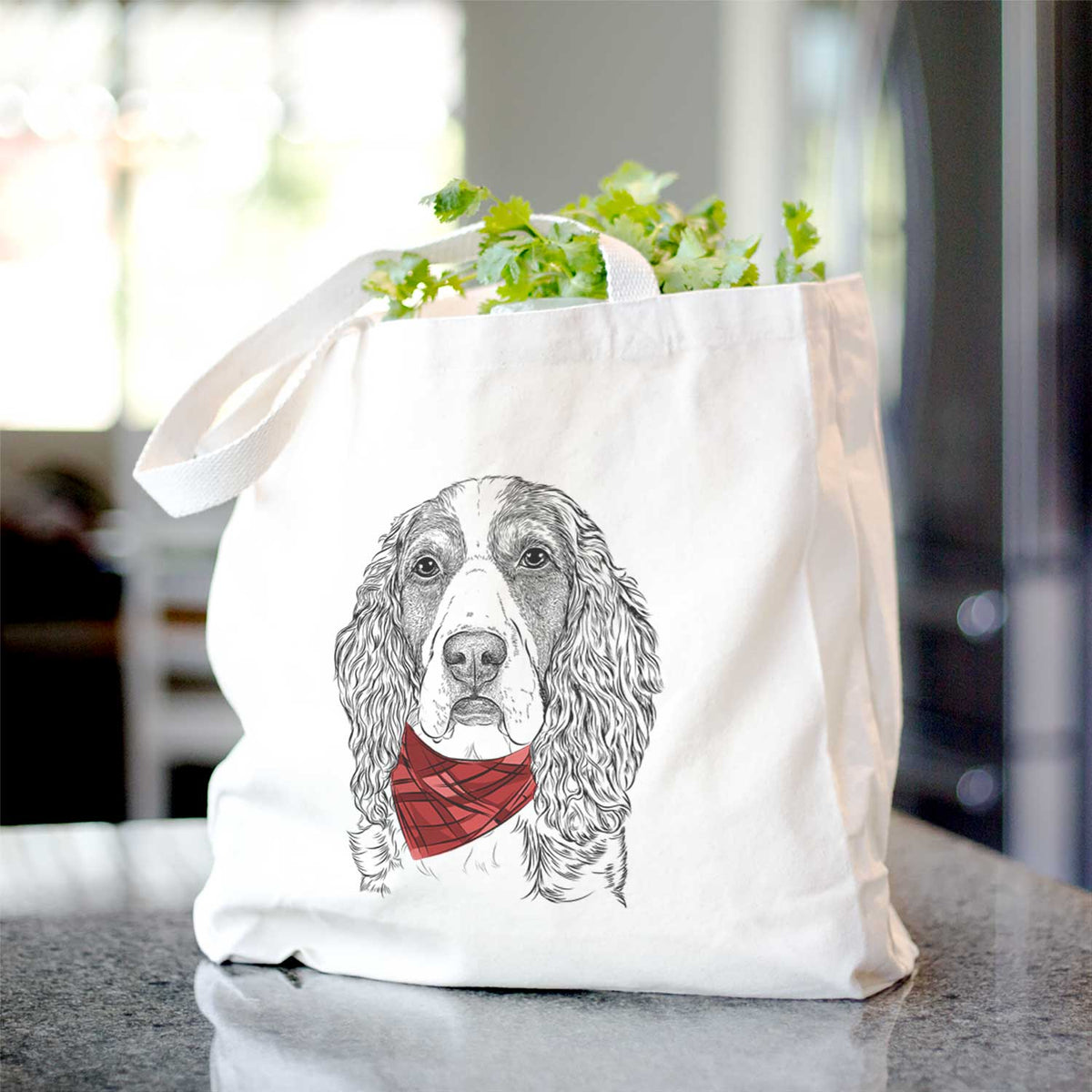 Red the English Springer Spaniel - Tote Bag