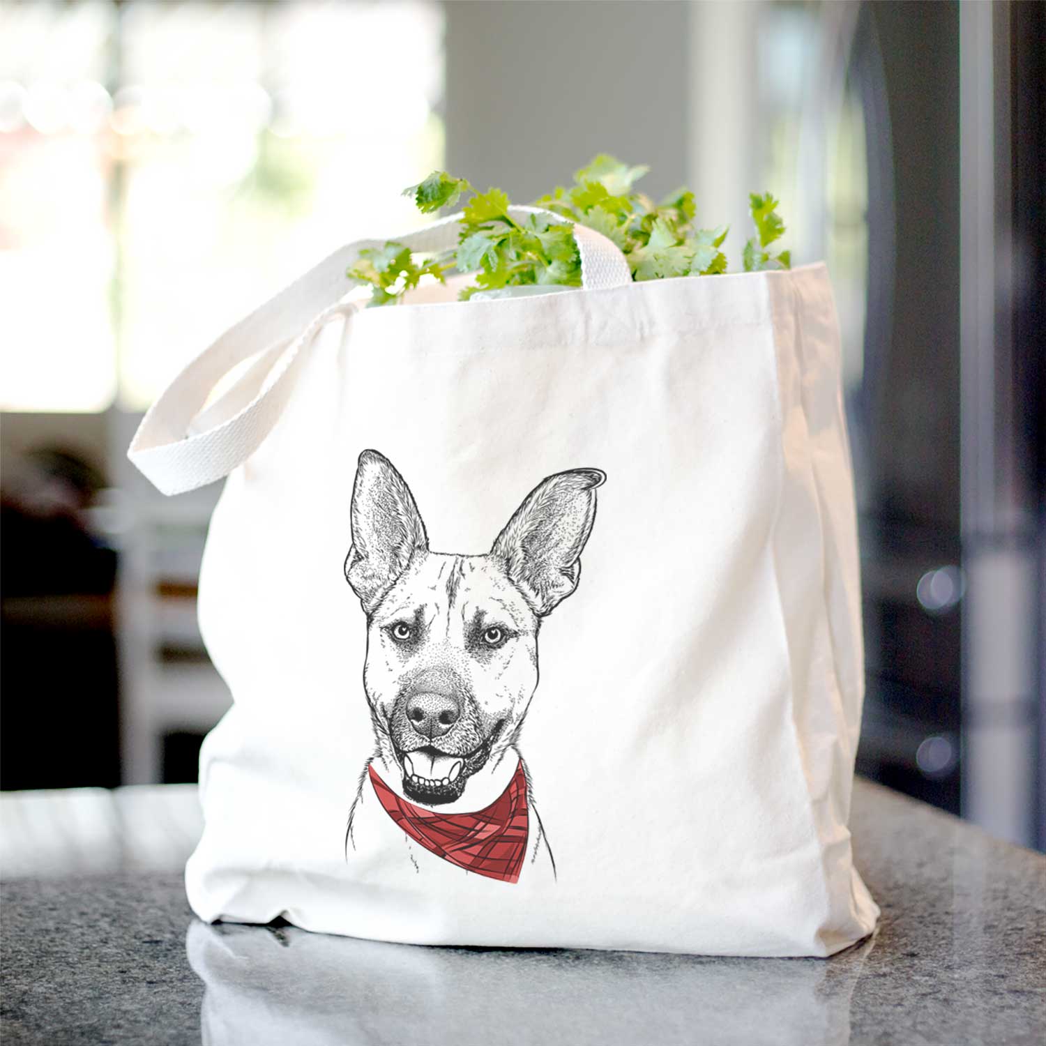 Remus the German Shepherd Mix - Tote Bag