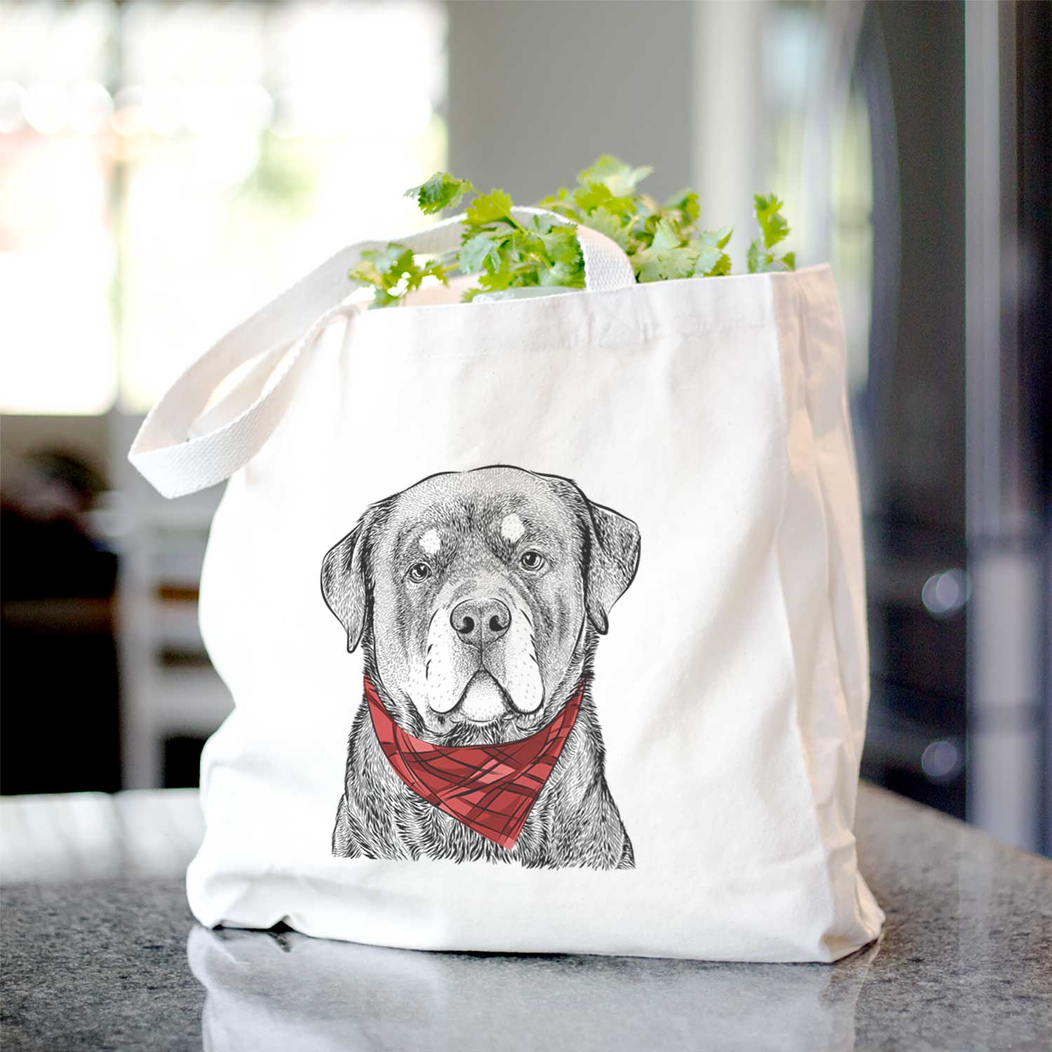 Sarge the Rottweiler - Tote Bag