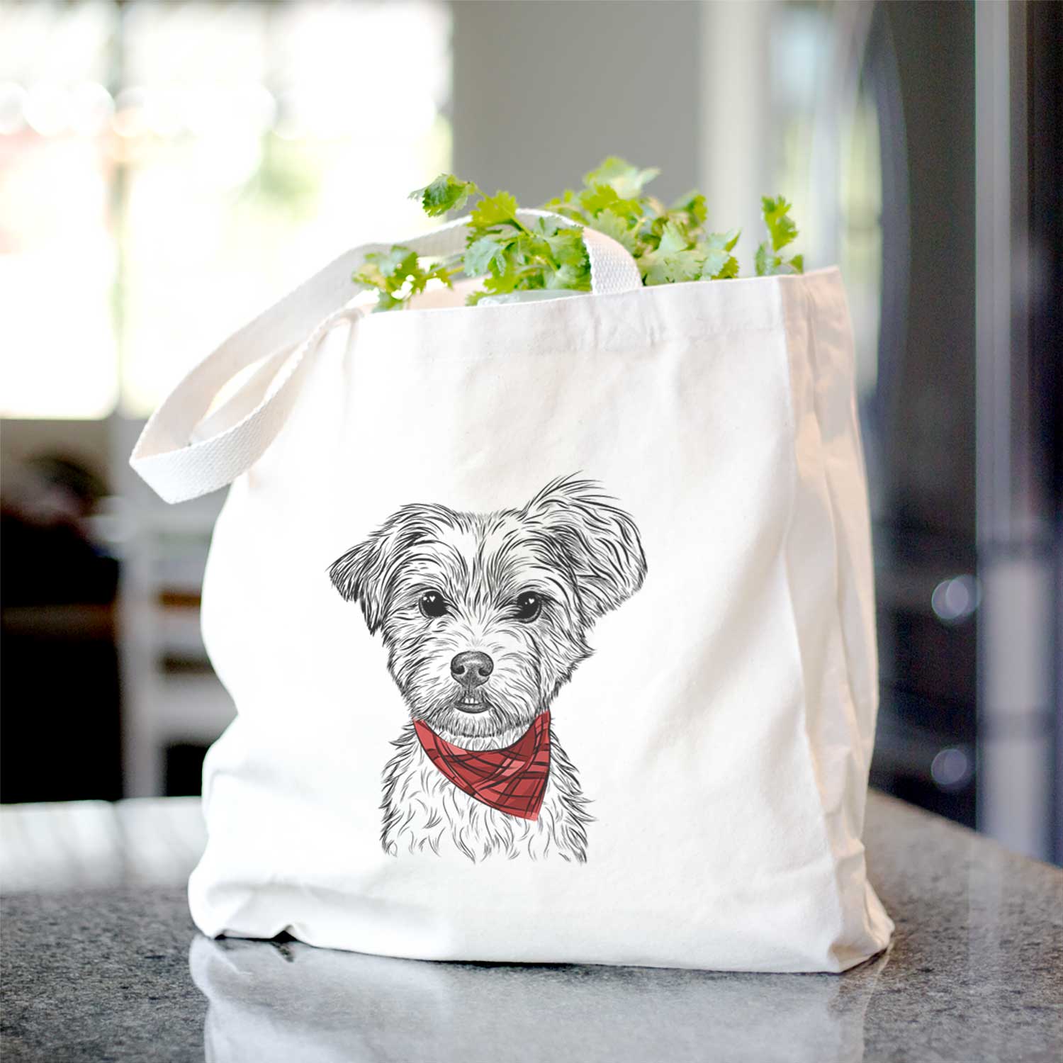 William Mitchell Newman the Yorkshire Terrier - Tote Bag