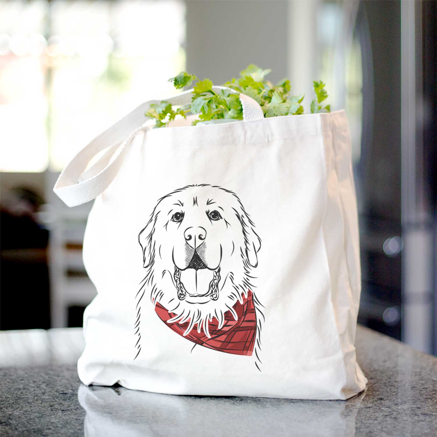 Zeus the Great Pyrenees - Tote Bag