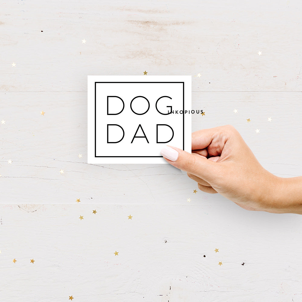 Dog Dad Boxed - Decal Sticker