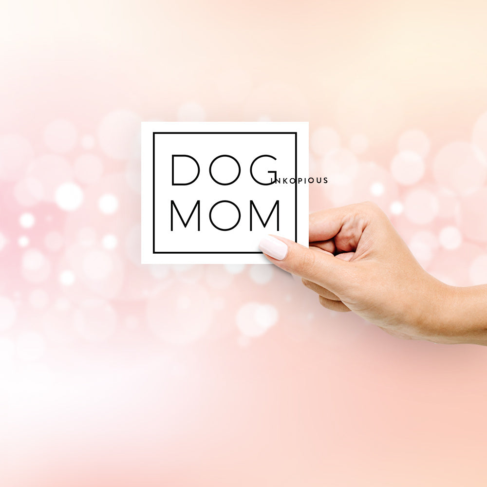 Dog Mom Boxed - Decal Sticker