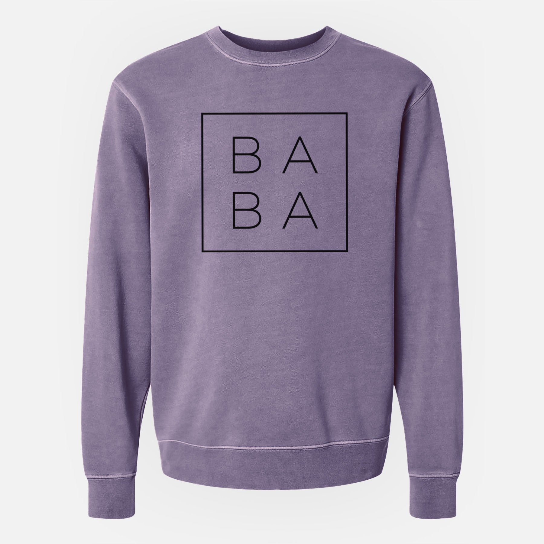 Baba Boxed - Unisex Pigment Dyed Crew Sweatshirt