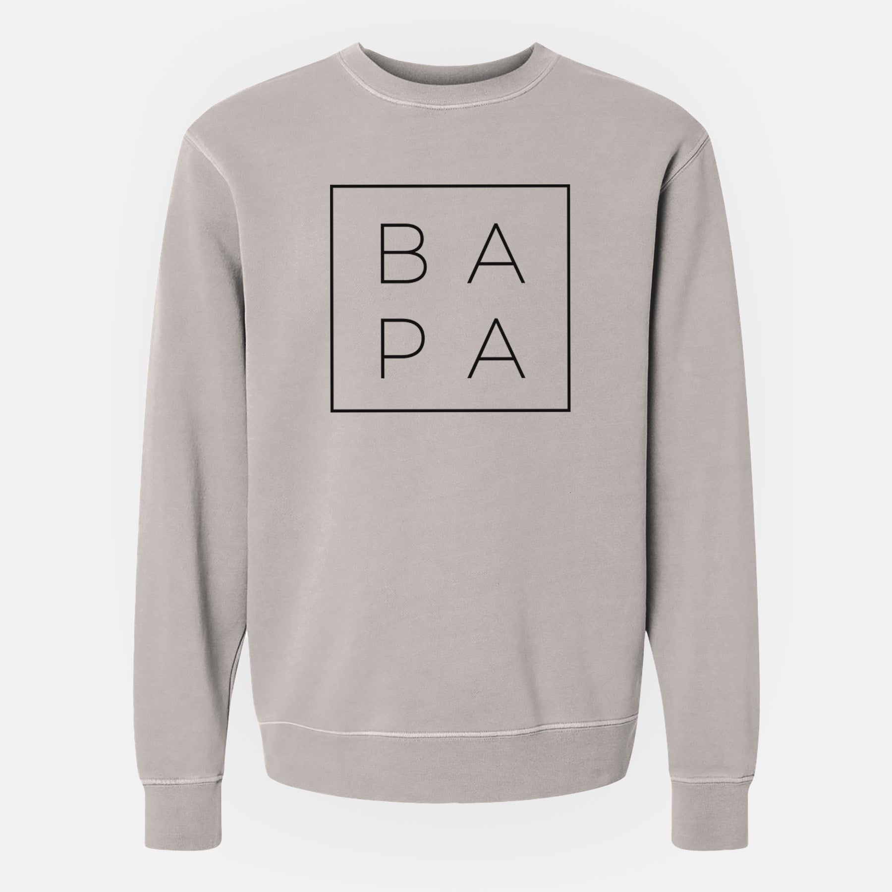 Bapa Boxed - Unisex Pigment Dyed Crew Sweatshirt