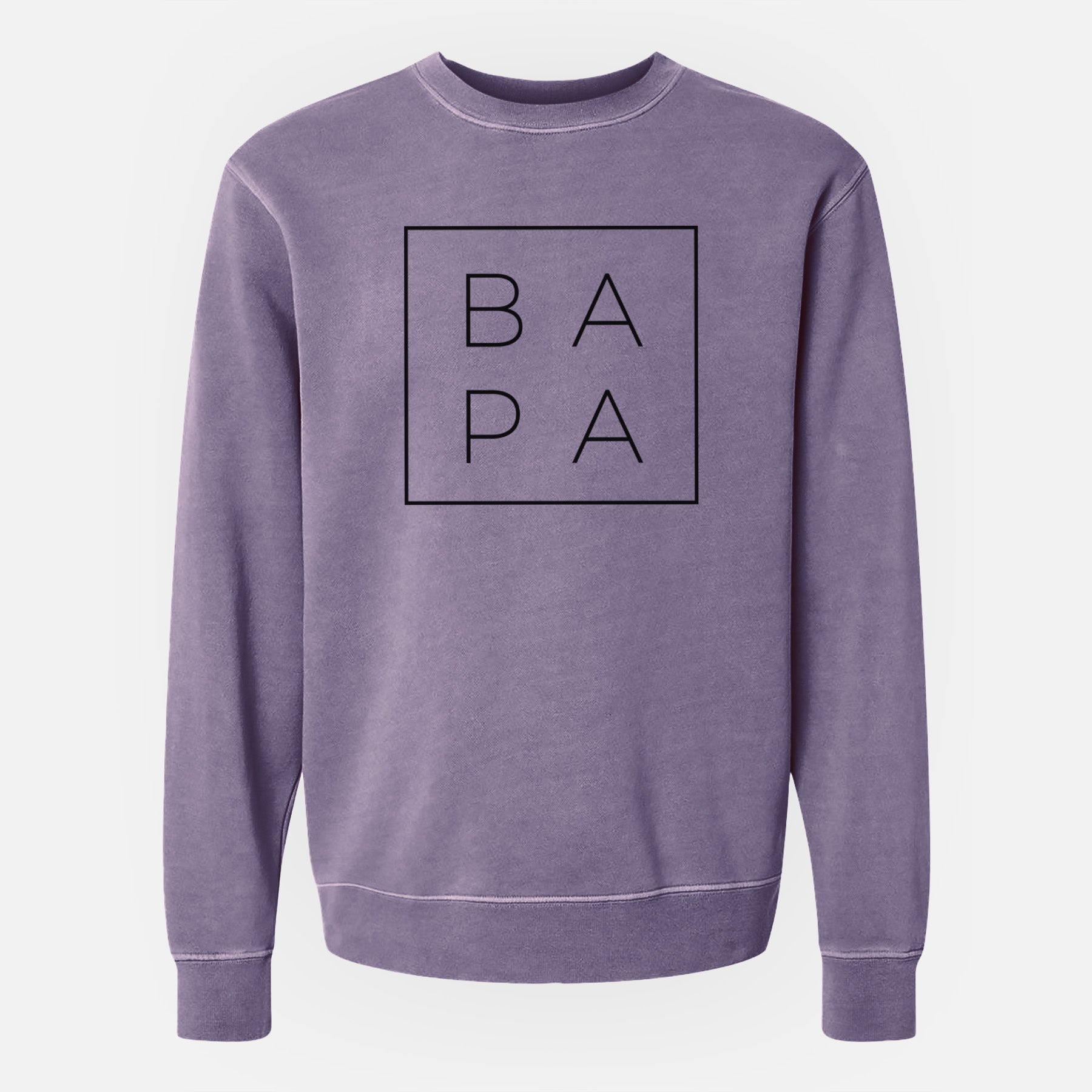 Bapa Boxed - Unisex Pigment Dyed Crew Sweatshirt