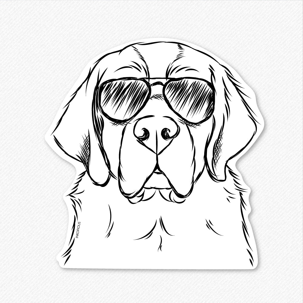 Barry the Saint Bernard - Decal Sticker