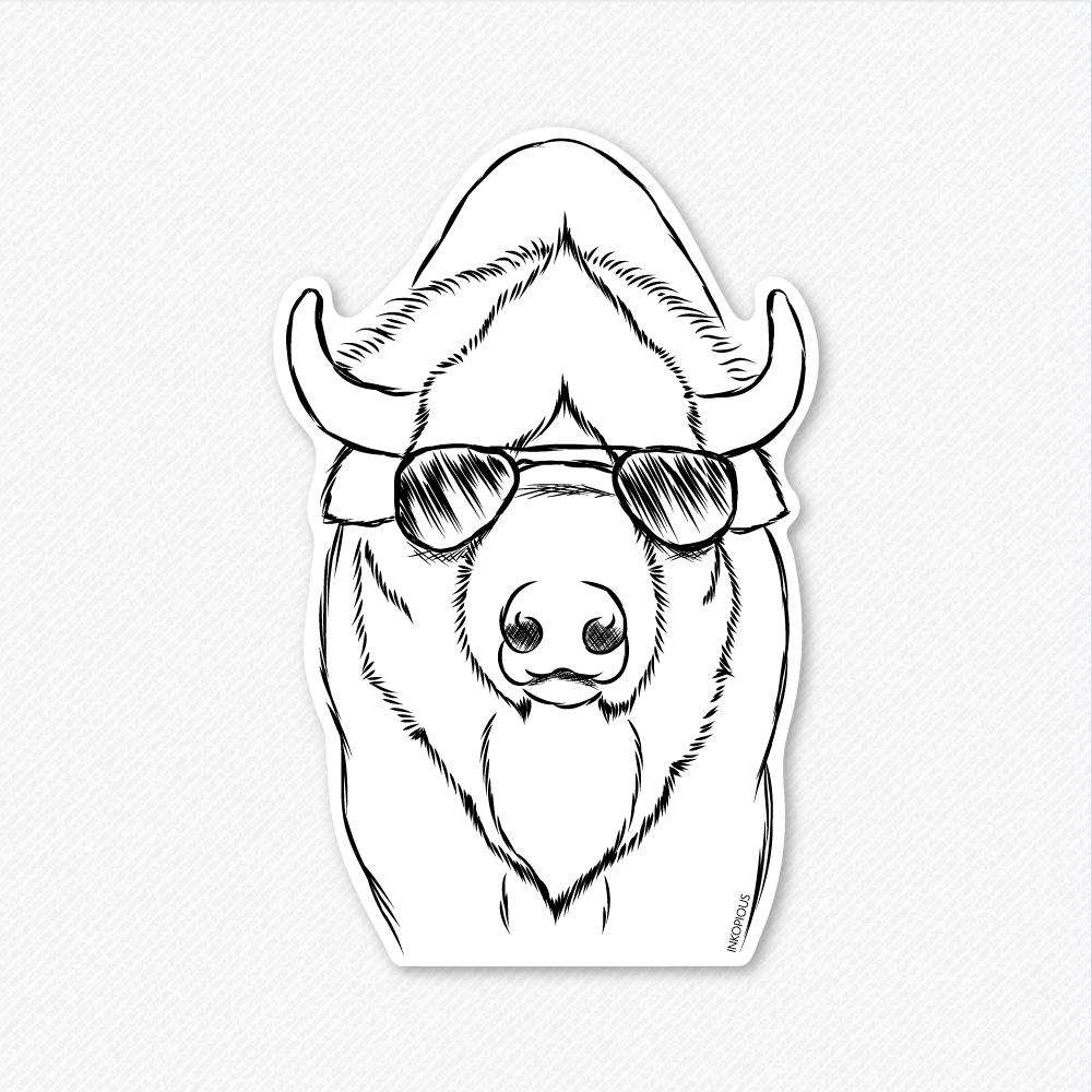 Billy the Bison - Decal Sticker