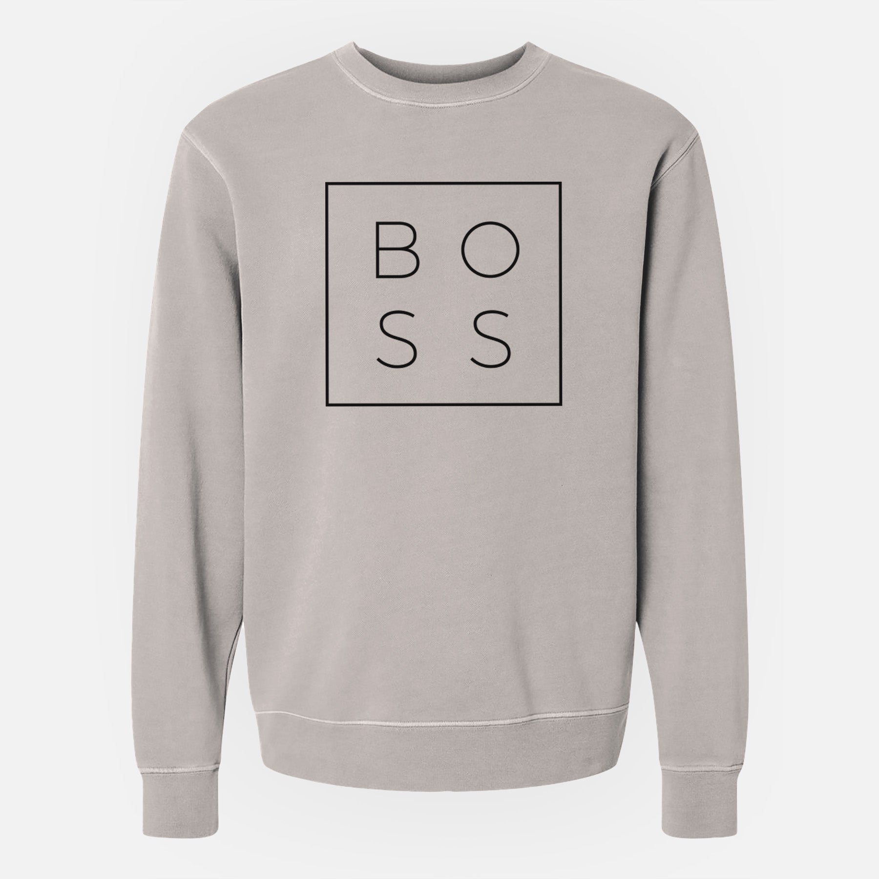 Boss Boxed - Unisex Pigment Dyed Crew Sweatshirt