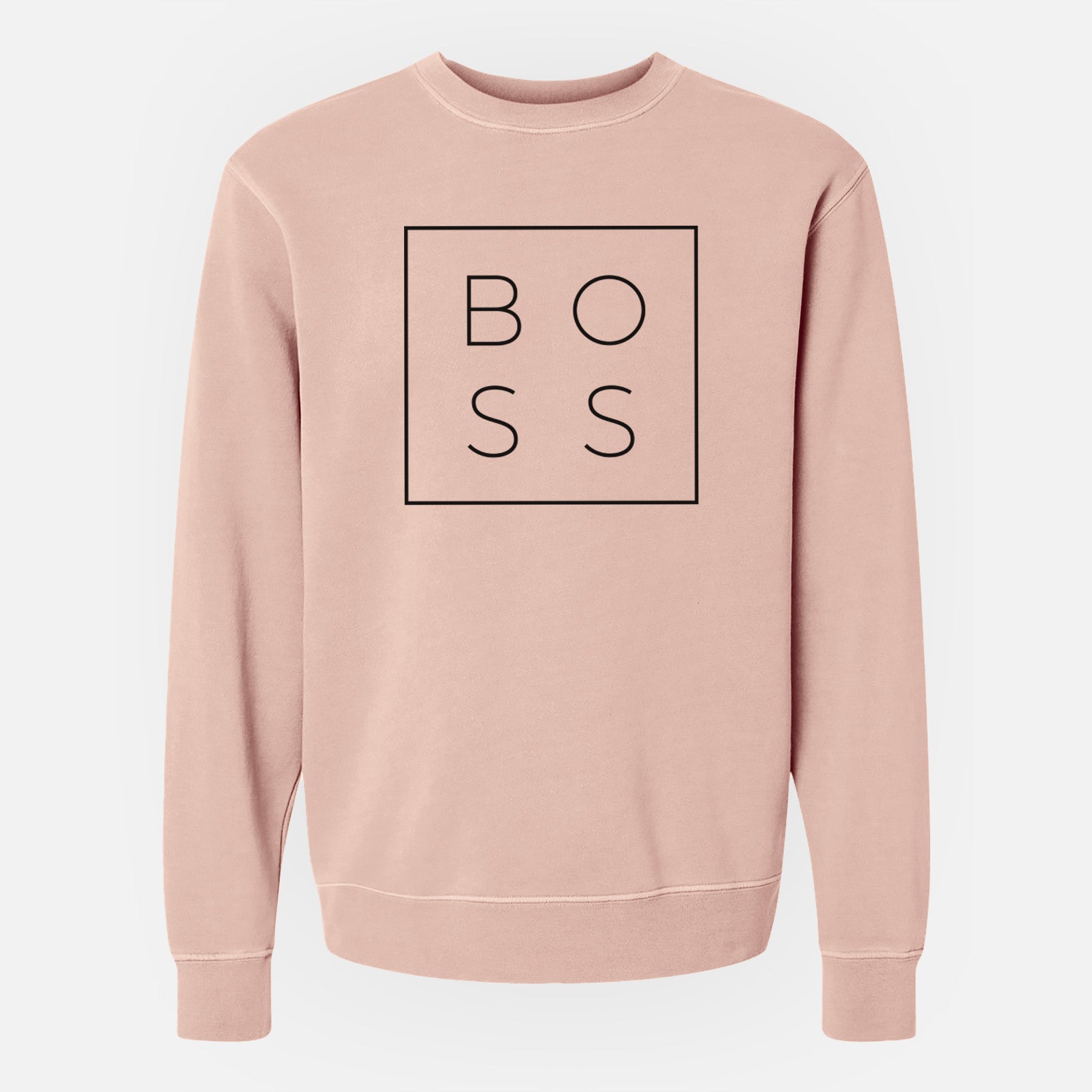 Boss Boxed - Unisex Pigment Dyed Crew Sweatshirt