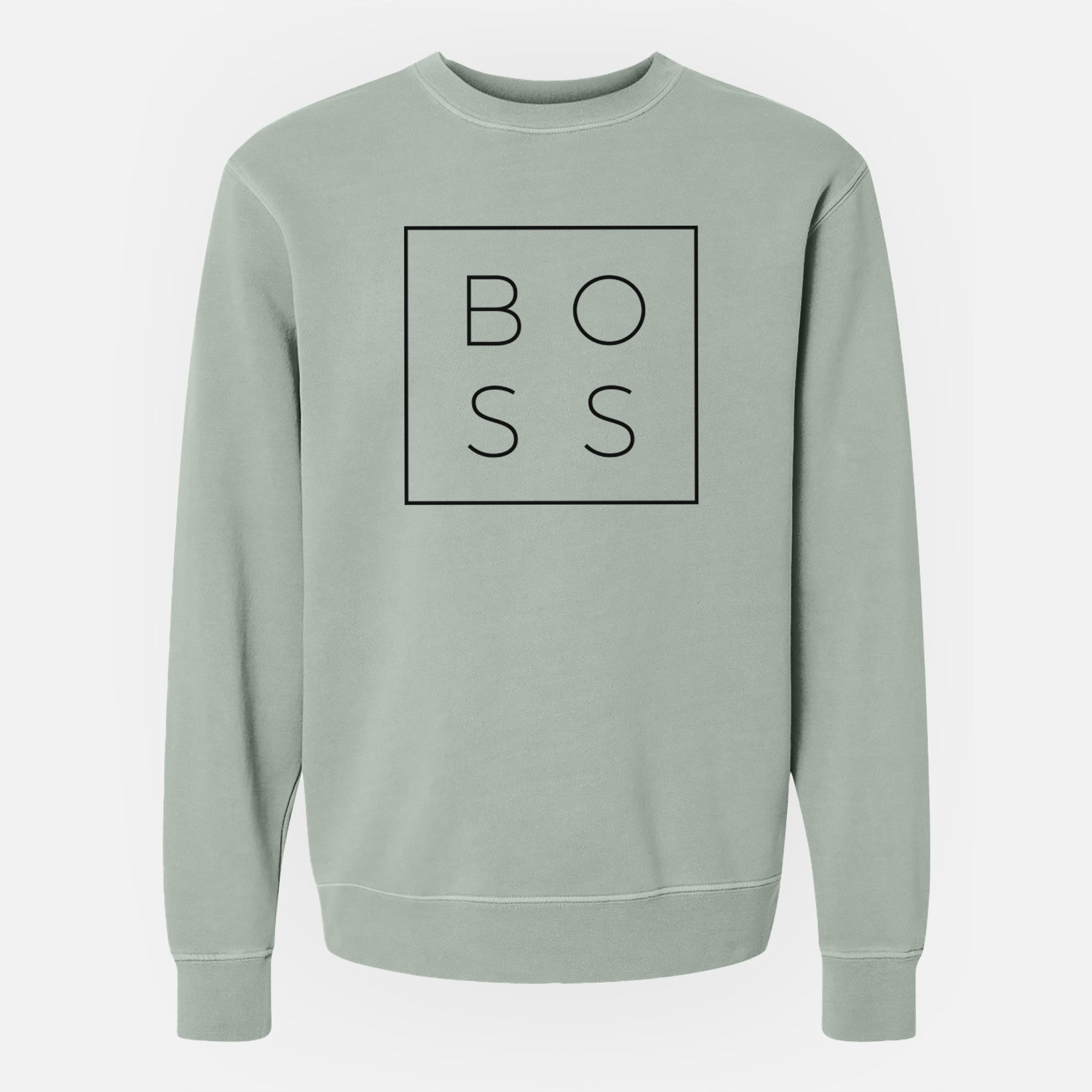 Boss Boxed - Unisex Pigment Dyed Crew Sweatshirt