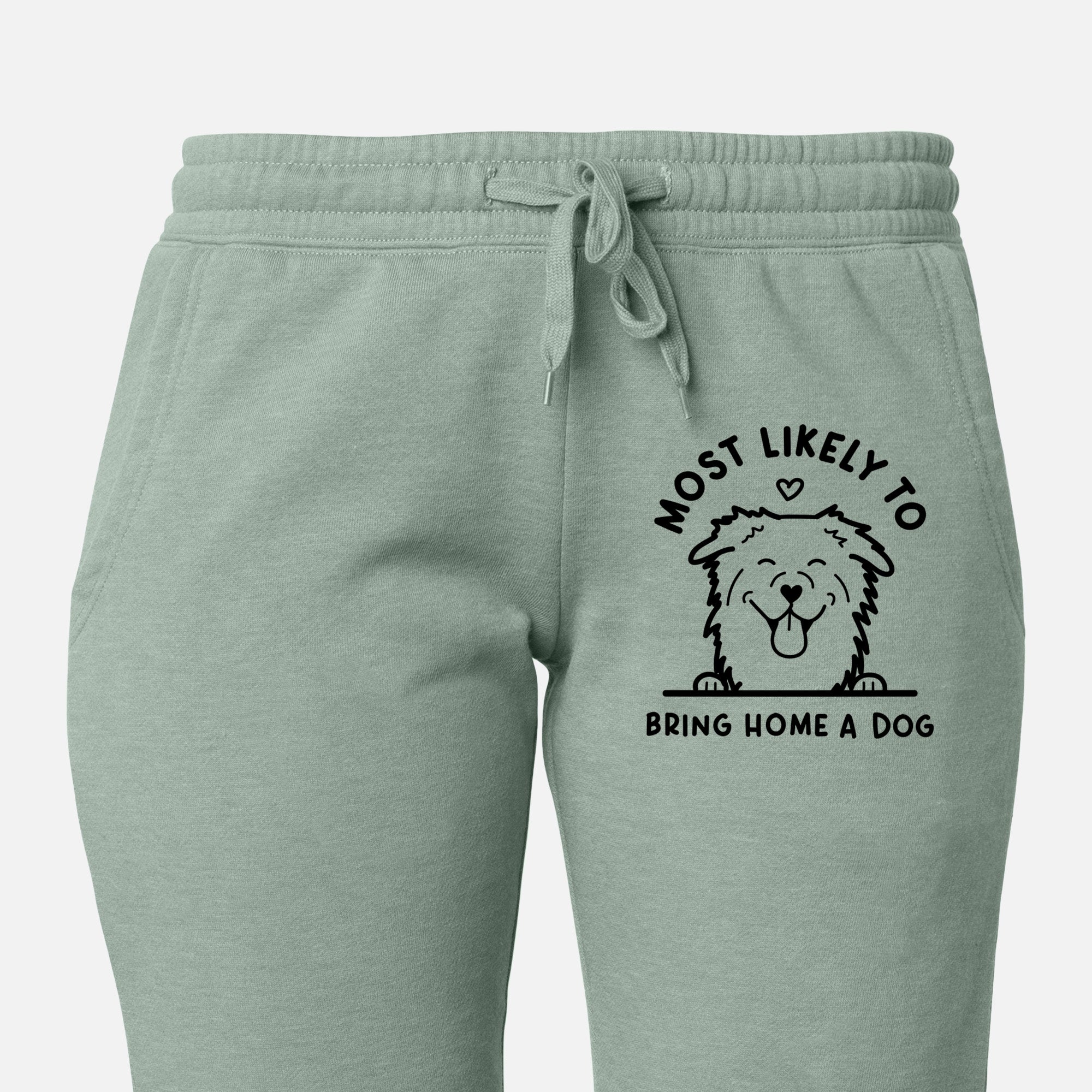 Most Likely to Bring Home a Dog - Aussie - Women's Cali Wave Joggers