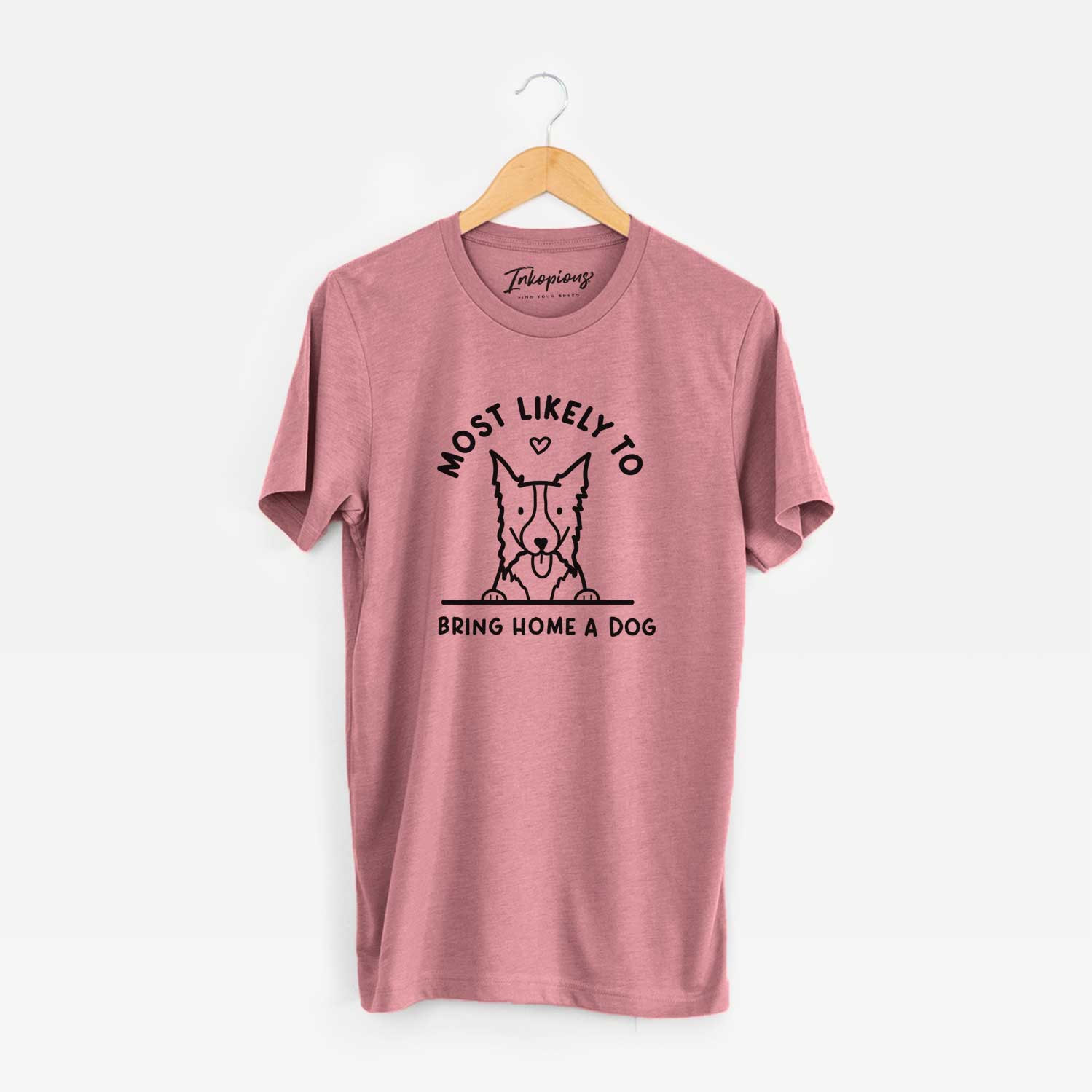 Most Likely to Bring Home a Dog - Border Collie - Unisex Crewneck